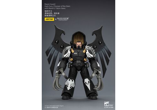 Figurka Warhammer Herezja Horusa 1/18 - Raven Guard Dark Fury, Chooser of the Slain with Raven's Talon claws- Zdjęcie 2
