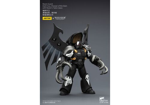 Figurka Warhammer Herezja Horusa 1/18 - Raven Guard Dark Fury, Chooser of the Slain with Raven's Talon claws- Zdjęcie 3