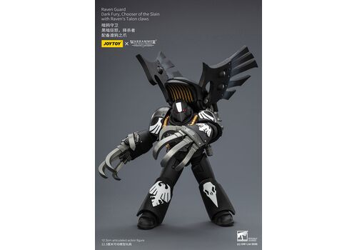 Figurka Warhammer Herezja Horusa 1/18 - Raven Guard Dark Fury, Chooser of the Slain with Raven's Talon claws- Zdjęcie 5
