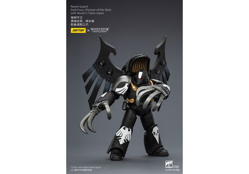 Figurka Warhammer Herezja Horusa 1/18 - Raven Guard Dark Fury, Chooser of the Slain with Raven's Talon claws- Zdjęcie 6
