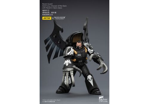 Figurka Warhammer Herezja Horusa 1/18 - Raven Guard Dark Fury, Chooser of the Slain with Raven's Talon claws- Zdjęcie 7