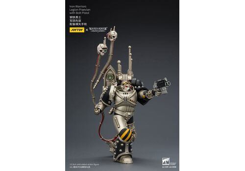 Figurka Warhammer Herezja Horusa 1/18 - Iron Warriors Legion Praevian with Bolt Pistol- Zdjęcie 5