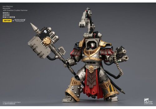 Figurka Warhammer Herezja Horusa 1/18 - Iron Warriors Warsmith with Graviton Crusher Hammer- Zdjęcie 5