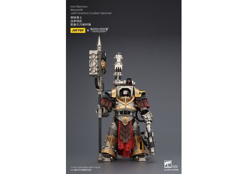 Figurka Warhammer Herezja Horusa 1/18 - Iron Warriors Warsmith with Graviton Crusher Hammer- Zdjęcie 8