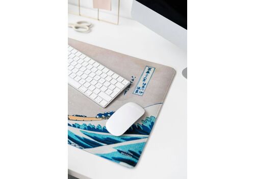 Podkładka pod mysz dla graczy XL Hokusai - Wielka fala w Kanagawie- Zdjęcie 5