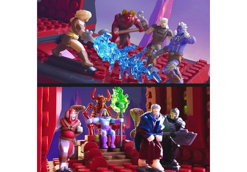 Zestaw klocków Masters of the Universe (2026) Mattel Brick Shop Construction Set - Clash at Snake Mountain- Zdjęcie 9