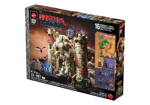 Zestaw klocków Masters of the Universe (2026) Mattel Brick Shop Construction Set - Battle of Castle Grayskull- Zdjęcie 2