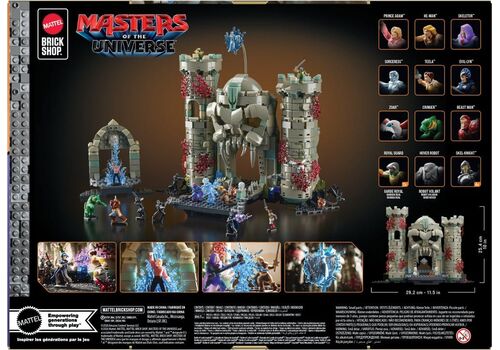 Zestaw klocków Masters of the Universe (2026) Mattel Brick Shop Construction Set - Battle of Castle Grayskull- Zdjęcie 5