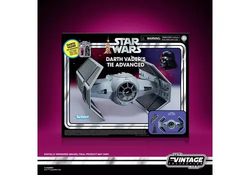 Pojazd z figurką Star Wars Vintage Collection - Darth Vader's Tie Advanced & Darth Vader- Zdjęcie 2