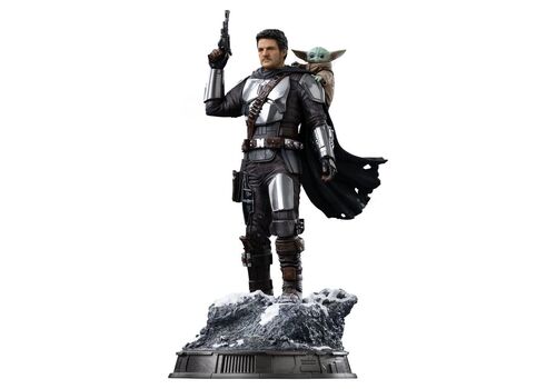 Figurka Star Wars: The Mandalorian & Grogu Art Scale 1/10 - The Mandalorian & Grogu- Zdjęcie 5