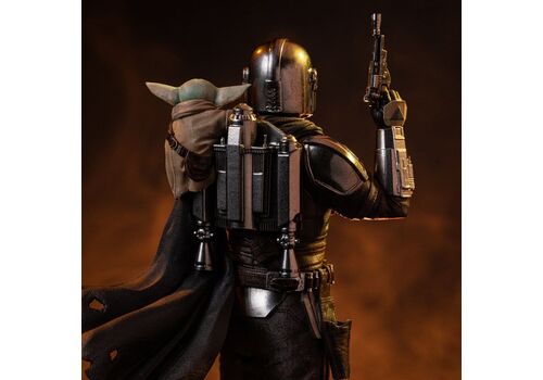 Figurka Star Wars: The Mandalorian & Grogu Art Scale 1/10 - The Mandalorian & Grogu- Zdjęcie 10