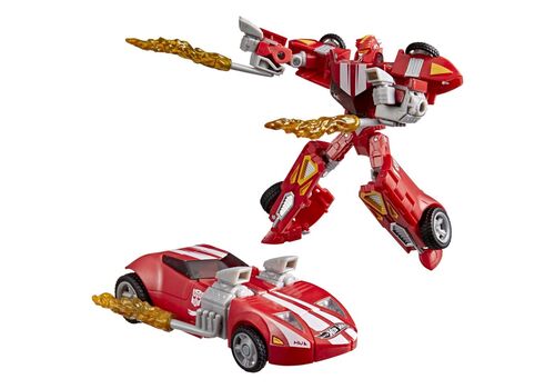 Figurka Transformers x Hot Wheels - Twin Mill (Czerwony)- Zdjęcie 2