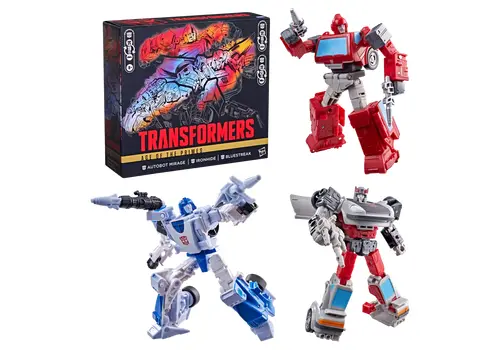 Zestaw 3 figurek Transformers Age of the Primes Deluxe Class - Autobot Mirage, Ironhide & Bluestreak- Zdjęcie 3