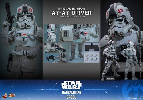 Figurka Star Wars: The Mandalorian & Grogu Movie Masterpiece 1/6 - Imperial Remnant AT-AT Driver (MMS845)- Zdjęcie 17