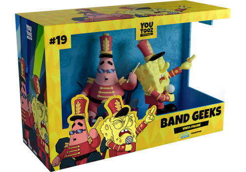 Zestaw 2 mini figurek SpongeBob Kanciastoporty - Band Geeks- Zdjęcie 2