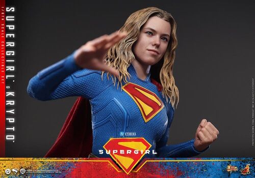 Zestaw 2 figurek Supergirl (2026) Movie Masterpiece 1/6 - Supergirl & Krypto (MMS869)- Zdjęcie 6