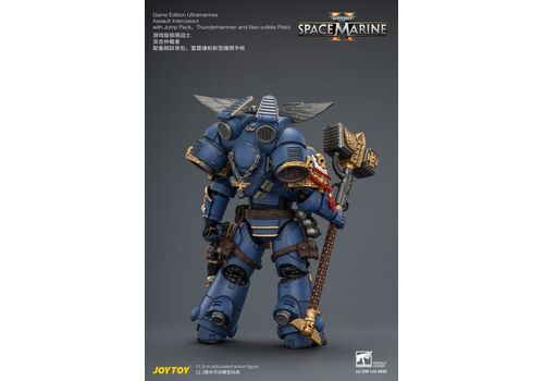 Figurka Warhammer 40k: Space Marine 2 1/18 - Game Edition Ultramarines Assault Intercessor- Zdjęcie 4