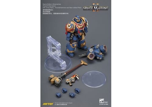 Figurka Warhammer 40k: Space Marine 2 1/18 - Game Edition Ultramarines Assault Intercessor- Zdjęcie 10