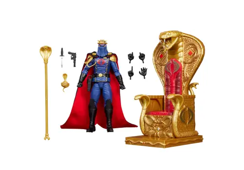 Figurka G.I. Joe Classified Series - Cobra Commander (Dress Uniform & Throne)- Zdjęcie 2