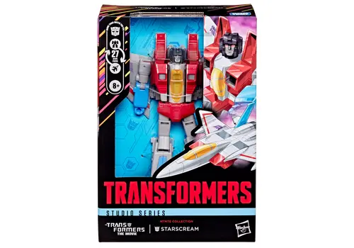 Figurka The Transformers: The Movie Studio Series Voyager Class - Starscream (MTMTE Collection)- Zdjęcie 5