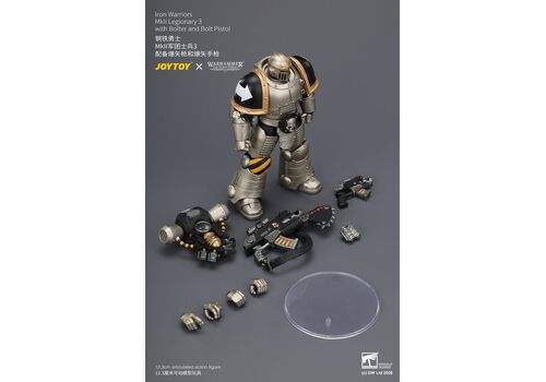 Figurka Warhammer Herezja Horusa 1/18 - Iron Warriors MkII Legionary 3- Zdjęcie 7
