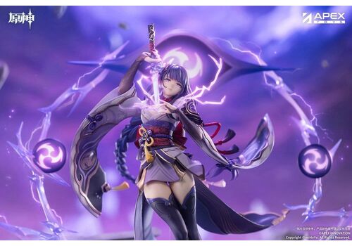 Figurka Genshin Impact 1/7 - Raiden Shogun (Plane of Euthymia Ver.)- Zdjęcie 12