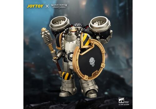 Figurka Warhammer Herezja Horusa 1/18 - Iron Warriors Mkll Assault Sergeant- Zdjęcie 9