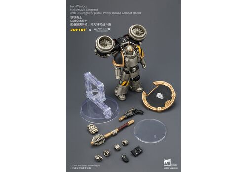 Figurka Warhammer Herezja Horusa 1/18 - Iron Warriors Mkll Assault Sergeant- Zdjęcie 8