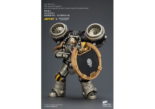 Figurka Warhammer Herezja Horusa 1/18 - Iron Warriors Mkll Assault Sergeant- Zdjęcie 5