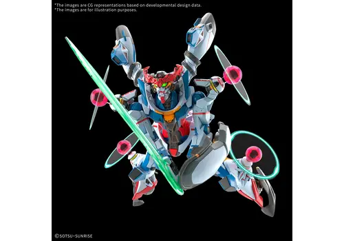 Model figurki GUNDAM HG GQuuuuuuX 1/144 - gMS-Ω GQuuuuuuX (Endymion Unit Awakened)- Zdjęcie 4