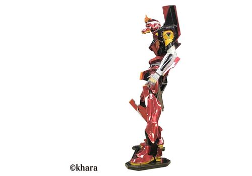 Model do złożenia Evangelion Tenyo Metallic Nano Puzzle - Evangelion Unit 02- Zdjęcie 6