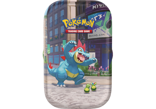 Karty do gry Pokémon TCG: Mega Evolution - Lumiose City Min Tin- Zdjęcie 4