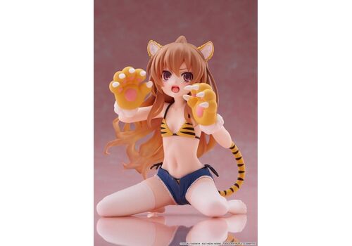 Figurka Toradora! Desktop Cute - Taiga Aisaka (Tiger Costume Swimwear Ver.)- Zdjęcie 9