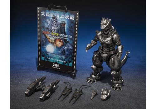 Figurka Godzilla: S.O.S. dla Tokyo (2003) S.H. MonsterArts - Mechagodzilla (Heavy Armed/High Mobility Type) (Movie Graphic Plus)- Zdjęcie 4