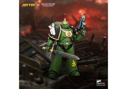 Figurka Warhammer Herezja Horusa 1/18 - Salamanders MKVI Tactical Legionary- Zdjęcie 8