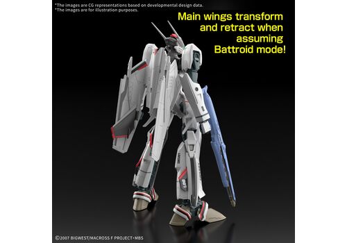 Model figurki MACROSS F HG 1/100 - VF-25F Messiah Valkyrie (Alto Custom)- Zdjęcie 2