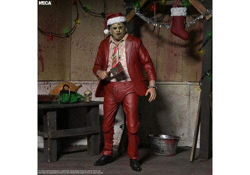 Figurka Teksańska masakra piłą mechaniczną - Ultimate Santa Leatherface- Zdjęcie 2