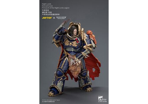 Figurka Warhammer Herezja Horusa 1/18 - Night Lords Konrad Curze: Primarch of the Night Lords Legion- Zdjęcie 4