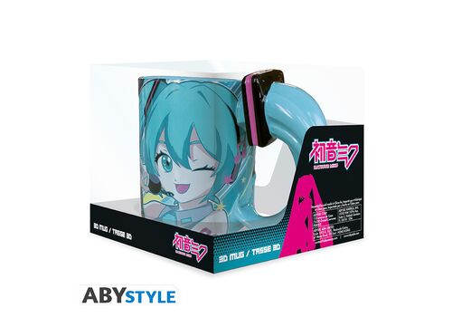 Duży kubek z uchwytem 3D Hatsune Miku (460 ml)- Zdjęcie 4