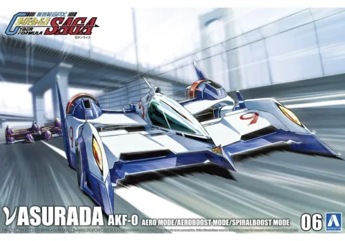 Model do sklejenia Cyber Formula 1/24 - Nu Asurada AKF-0 Aero Mode/Aero Boost Mode/Spiral Boost Mode- Zdjęcie 3