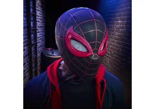 Maska elektroniczna Spider-Man: Miles Morales Marvel Legends - Miles Morales- Zdjęcie 4