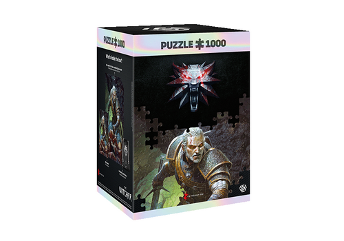 Puzzle z plakatem Premium Wiedźmin - Dark World (1000 elementów)- Zdjęcie 2