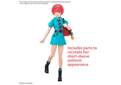 Figurka do złożenia Mobile Suit Gundam GQuuuuuuX Figure-rise Standard - Amate Yuzuriha (Machu)- Zdjęcie 3