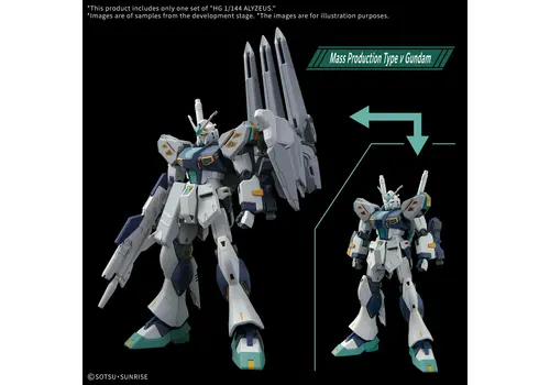 Model figurki GUNDAM HG Hathaway The Sorcery of Nymph Circe 1/144 - TX-ff104 Alyzeus- Zdjęcie 3