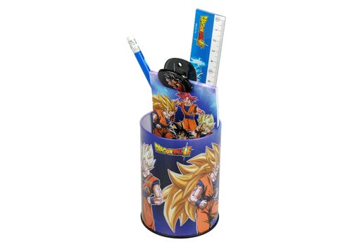 Zestaw przyborów szkolnych z przybornikiem Dragon Ball Super (7 elementów)- Zdjęcie 3