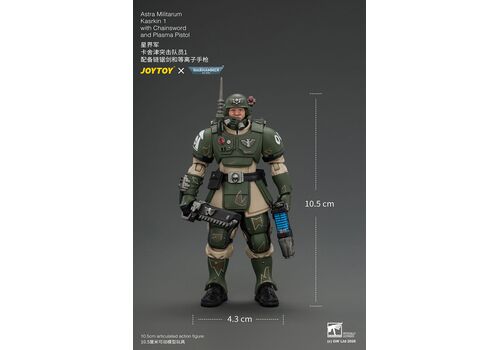 Figurka Warhammer 40k 1/18 - Astra Militarum Kasrkin 1 with Chainsword and Plasma Pistol- Zdjęcie 8