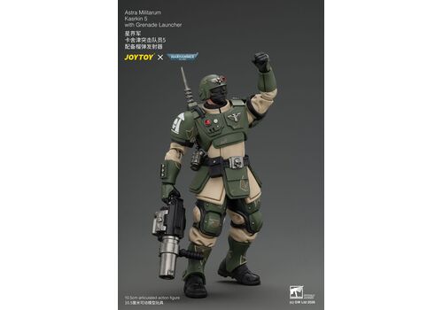 Figurka Warhammer 40k 1/18 - Astra Militarum Kasrkin 5 with Grenade Launcher- Zdjęcie 6