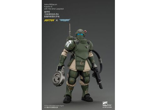 Figurka Warhammer 40k 1/18 - Astra Militarum Kasrkin 6 with Hot-shot Laspistol- Zdjęcie 2