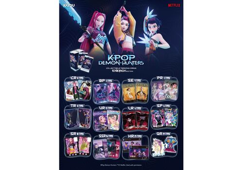 Karty kolekcjonerskie K-Pop Demon Hunters Kayou - Energy Edition Platinum (Booster)- Zdjęcie 2