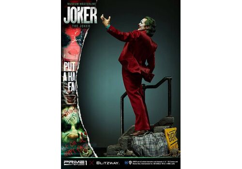 Figurka The Joker Museum Masterline 1/3 Joker Bonus Version 70 cm- Zdjęcie 13